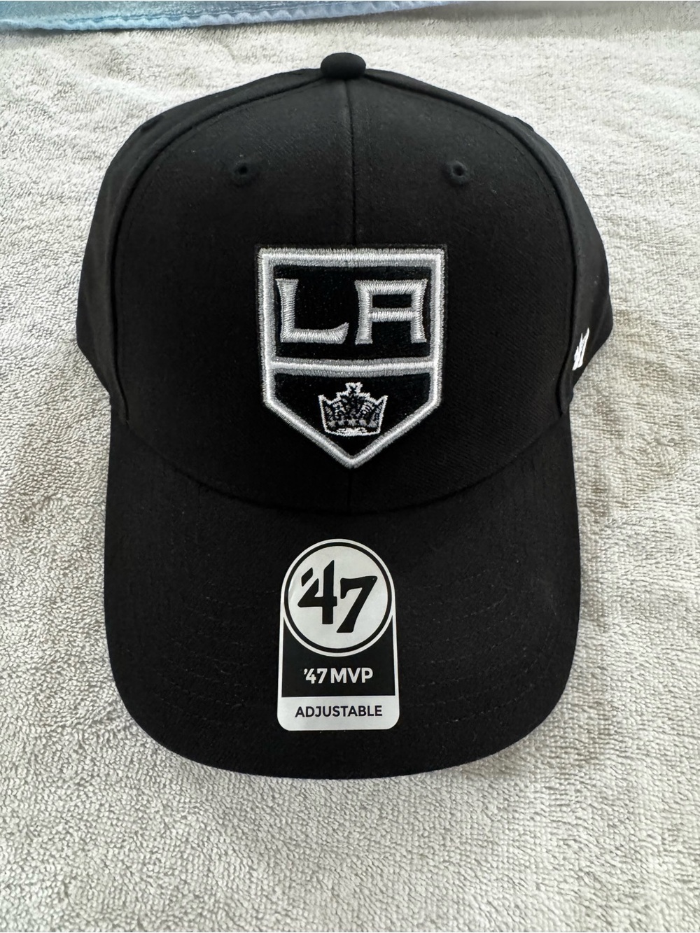 NWT LA Kings ’47 MVP Adjustable Hat Black NHL Hockey Cap